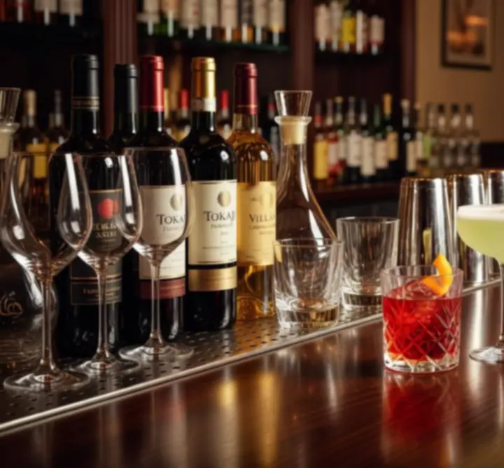 Signature koktélok és borok a Magyar Restaurant Club bárpultján
